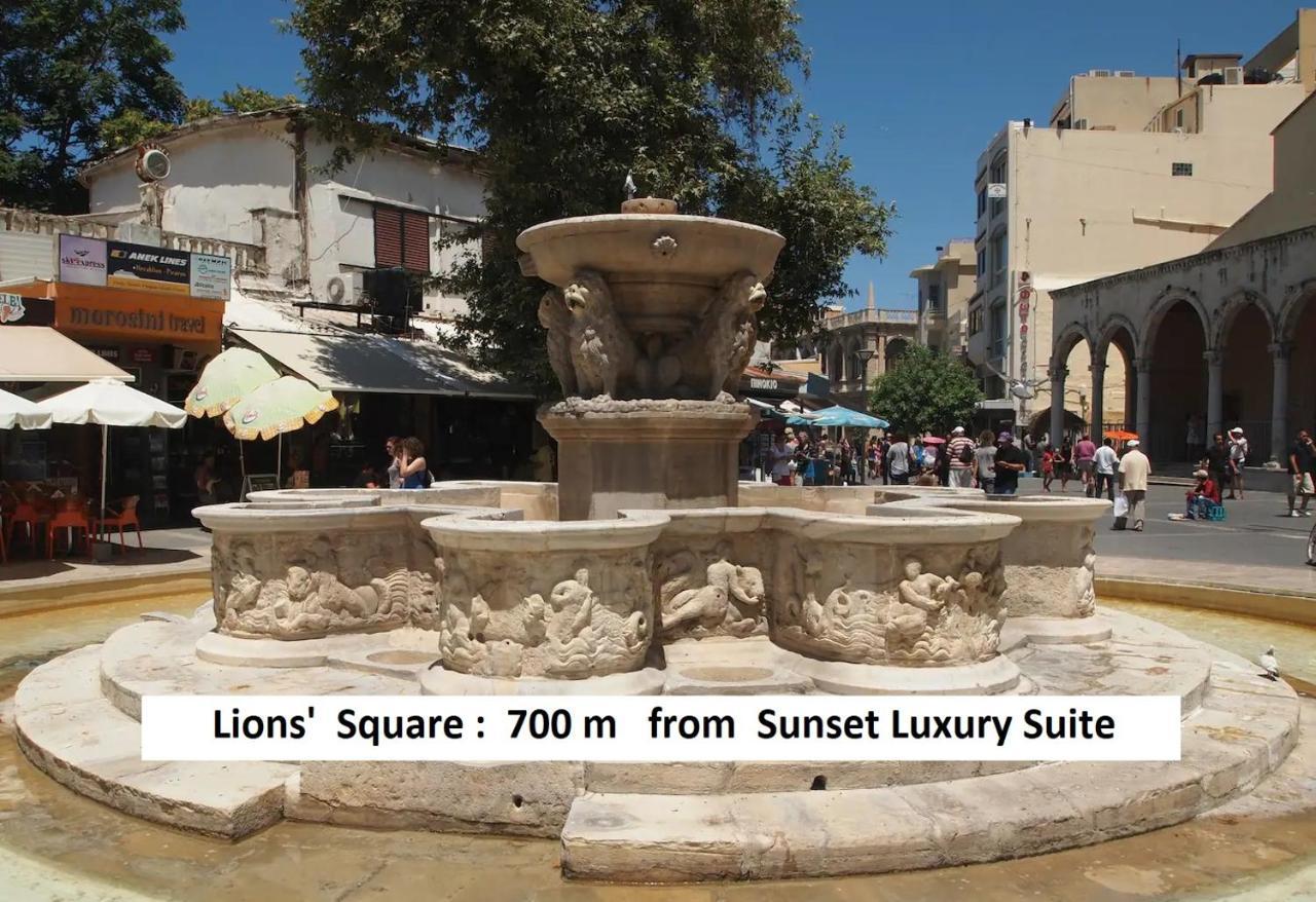 Sunset Luxury Suite - Rooftop Apartment In The City Center Heraklion  Екстер'єр фото